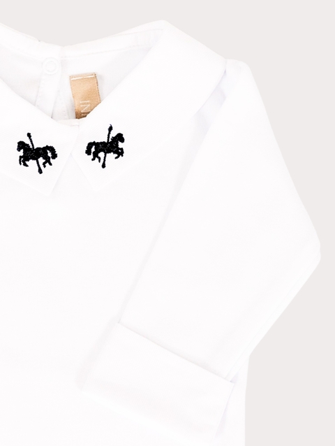 Body Bambini Azul Marinho Manga Longa - comprar online