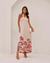 Vestido Midi Linho Com Coqueiro