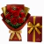 Buquê de 7 Rosas com Caixa de Bombom - comprar online