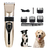 Máquina De Tosa Profissional Recarregável Cães Gatos Pet Cor Dourado 127/220V