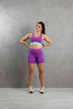 REF.:1614 CONJUNTO COM ELASTICO SHORT - comprar online