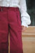 Bombacha de campo gabardina bordo - comprar online