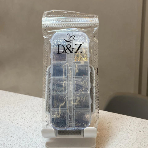 D&Z KIT GLITTER PRETO