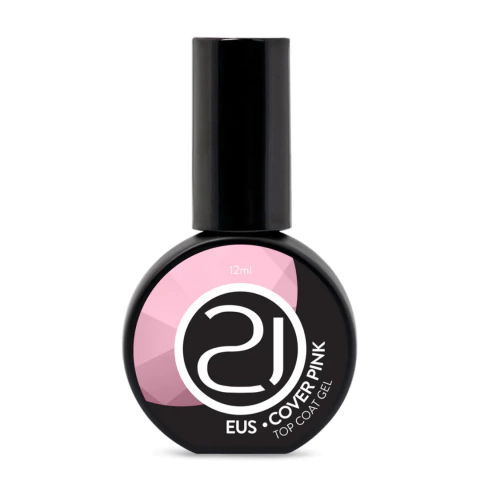 NAILS 21 EUS COVER PINK TOP COAT GEL