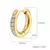 AROS HOOPS GOLD CUBIC - CATA MAYORISTA