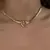 COLLAR CHUNKY HEART GOLD - comprar online