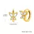 AROS HOOPS SHINE MARIPOSA - CATA MAYORISTA
