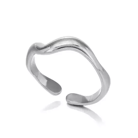 ANILLO WAVY SILVER - comprar online