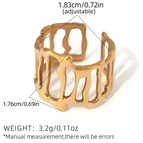 ANILLO BARROTES GOLD - comprar online