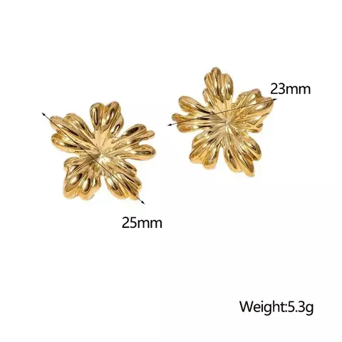 AROS GILDI FLOWER GOLD - comprar online