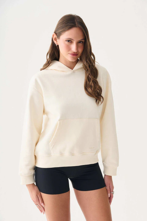 Hoodie Buzo Canguro Fit Relajado - Bruma (PN167)