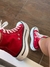 bota plataforma roja - gamuza - ARYA ZAPATILLAS
