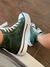 bota plataforma verde - gamuza - comprar online