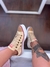 converse sin plataforma beige con puntera marron en internet