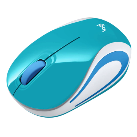 MOUSE LOGITECH WIR MINI M187 GREEN BLISTER 910-005363 (2636) - comprar online