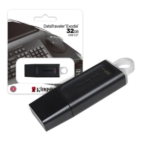 PENDRIVE 32GB KINGSTON DATATRAVELER EXODIA DTX/32GB (2707) - comprar online