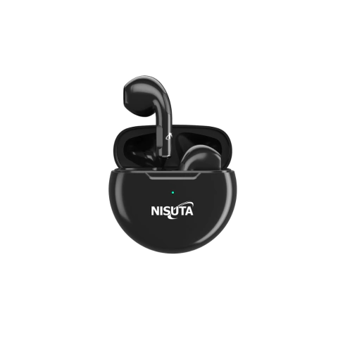 AURICULAR BLUETOOTH EARBUDS RECARGABLES NISUTA NSAUBTWS8 NEGRO (4338) - comprar online