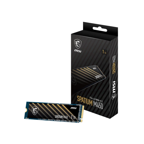DISCO SSD MSI SPATIUM M450 PCIE 4.0 NVME M.2 1TB SM450N1TB (4348)
