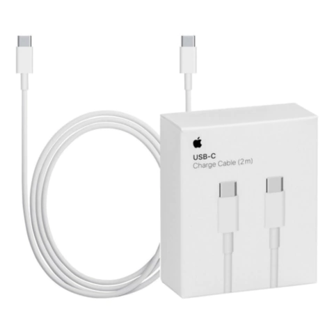 CABLE APPLE DE CARGADOR USB-C 2M - ORIGINAL BOX - A1739 (4470) - comprar online