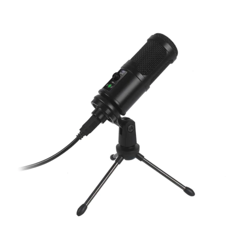 MICROFONO USB CONDENSADOR CON TRIPOIDE - NSMICG4 (4641) - comprar online