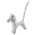 Porta Anel Metal Dog Prata 98676001 - Florarte - comprar online