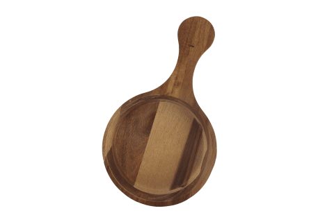 Saladeira com Alça de Madeira Acácia 20cm Tuut 29527