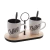 Conjunto para café com suporte de bambu 7982 - Lyor