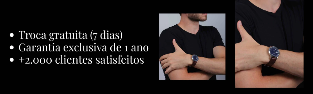 Relógio Amazônia Blue Prata — troca gratuita, garantia 1 ano, +2.000 clientes satisfeitos