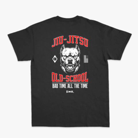 Camiseta Infantil END. Black - "Jiu-Jitsu Old-School"
