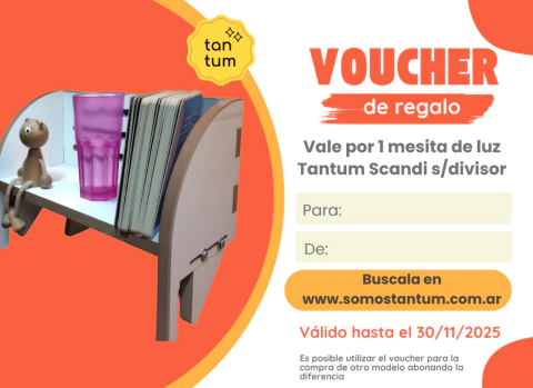 Voucher por Mesita Scandi sin divisor