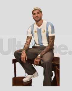 Camiseta 50 Aniversario Argentina + Ojotas Adidas de Regalo
