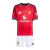 Kit Infantil Manchester United I 25/26 - Adidas - Vermelho e branco