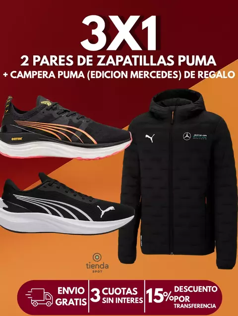 2X1 Zapatillas Puma + Campera Puma Mercedes Benz (IMPERMEABLE) de REGALO! - comprar online