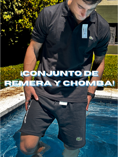 ¡Imperdible 3x1 en Lacoste! Chomba, Bermuda y Reloj, Look Completo en internet