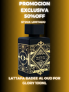 50% OFF en Lattafa Badee Al Oud For Glory Black. IMPORTADO; Lujo a tu alcance