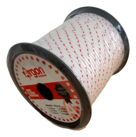 Corda de Partida Trançada 5,0mm Bobina 100metros para Motor Gasolina e Diesel - Argon