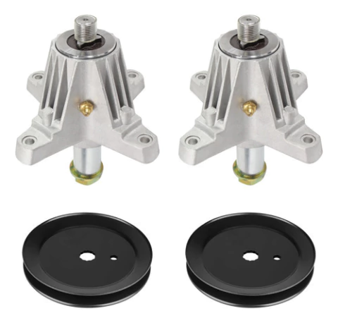 2x Mandril Polia 5,4 Pol Trator Cortador Grama Mtd 42 Pol