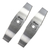 2 Facas Metal Aço 35cm 2.7mm Furo 20mm Para Roçadeira Stihl