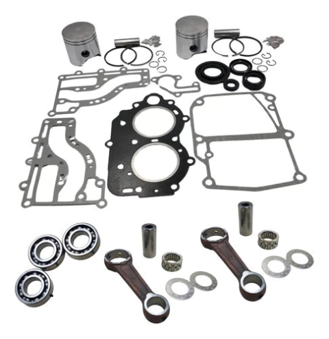 Kit Pistão Standard Biela Rolamento Retentor para Motor Popa Yamaha 15hp Fmhs Gmhs 2 Tempos Moderno A Partir de 1997