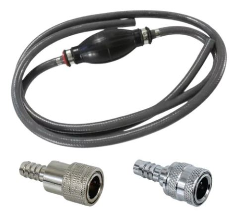 Kit Bulbo Mangueira 3/8 com Conectores para Motor de Popa Mercury Japonês