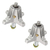 Kit 2x Mandril Faca Polia Trator Cortador Grama Mtd 42 Pol - comprar online