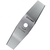 Faca Lamina Polida 355 x 20 x 2.0mm para Roçadeira