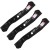 Kit 3x Faca Lamina 53cm Espessura 3,7mm 942-04290 para Trator MTD 46 Polegadas