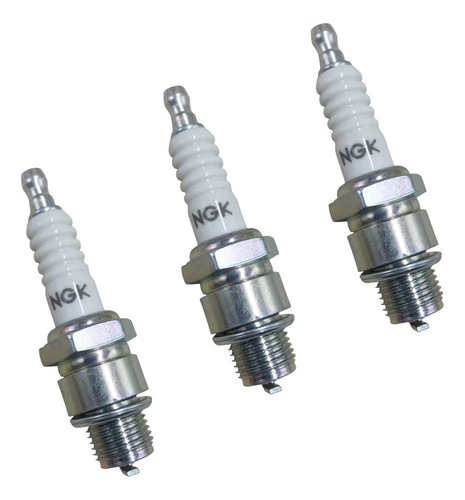 3x Vela Ignição Ngk B7hs-10 Motor Popa Yamaha Suzuki Mariner