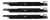 Kit 3x Lâmina Faca Trator Giro Zero Husqvarna Pz 60 na internet