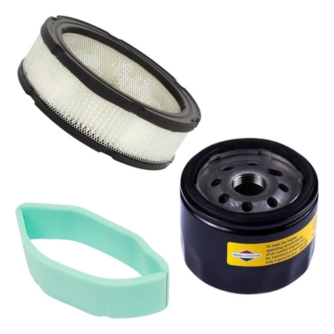 Kit Para Motor Briggs Vanguard 18 21 23 Hp Filtro Ar E Óleo