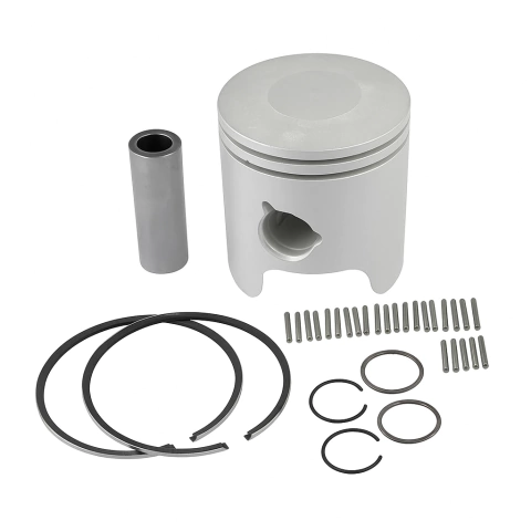 Pistão 72mm Anéis compatível com Motor Popa Yamaha 60HP 70HP 2 Tempos