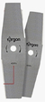 Kit 2 Facas Metal Aço 2 Pontas Roçadeira Stihl 33cm Argon