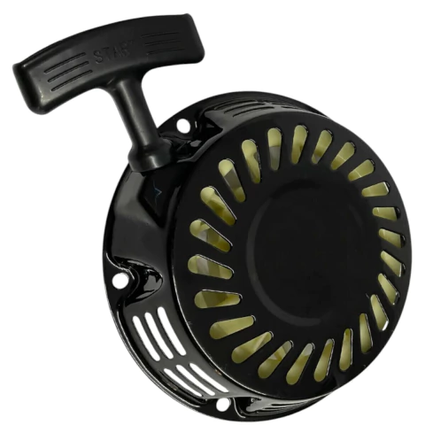 Tampa Partida Retrátil Com Puxador Compatível Com Motor 5.5 6.5 7.0 Hp Branco Toyama Buffalo À Gasolina - Preto