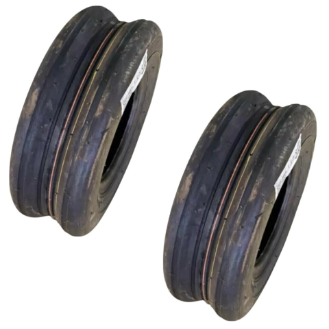 2x Pneus Par Dianteiro Para Trator Giro Zero Snapper 360z